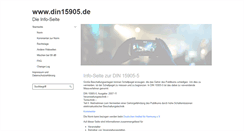 Desktop Screenshot of din15905.de